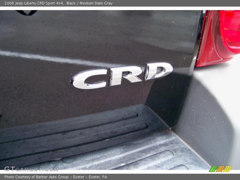 Black / Medium Slate Gray 2006 Jeep Liberty CRD Sport 4x4