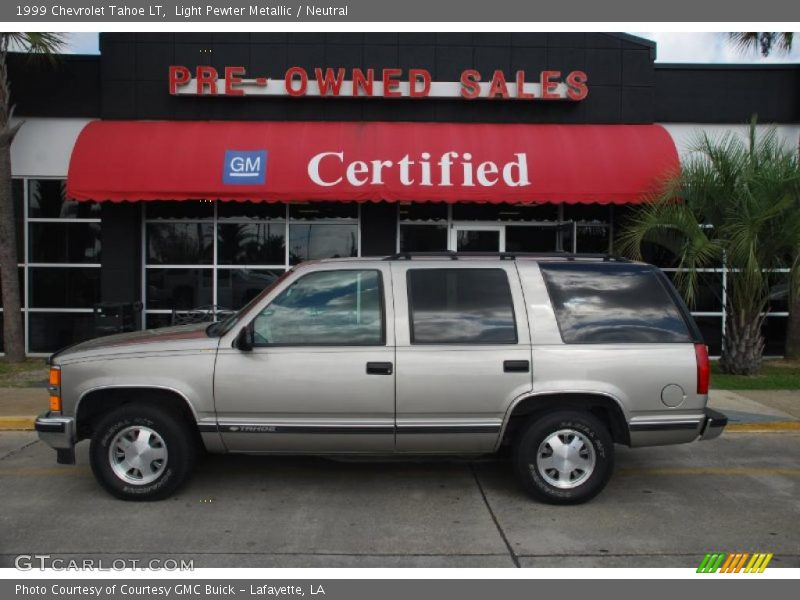 Light Pewter Metallic / Neutral 1999 Chevrolet Tahoe LT