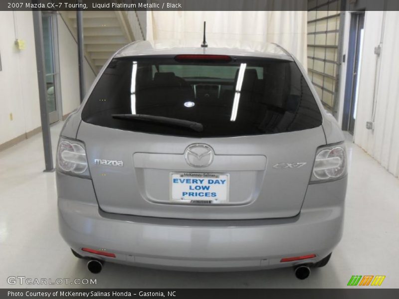 Liquid Platinum Metallic / Black 2007 Mazda CX-7 Touring