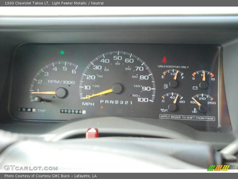 Light Pewter Metallic / Neutral 1999 Chevrolet Tahoe LT