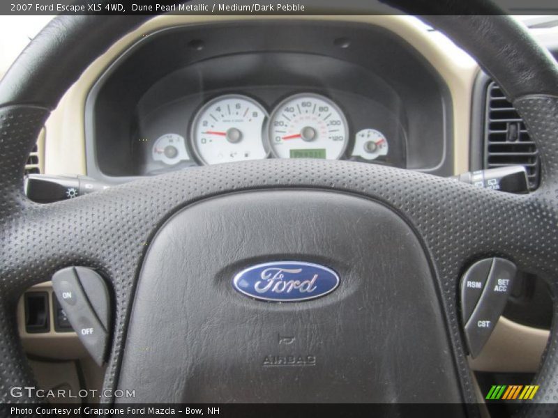 Dune Pearl Metallic / Medium/Dark Pebble 2007 Ford Escape XLS 4WD