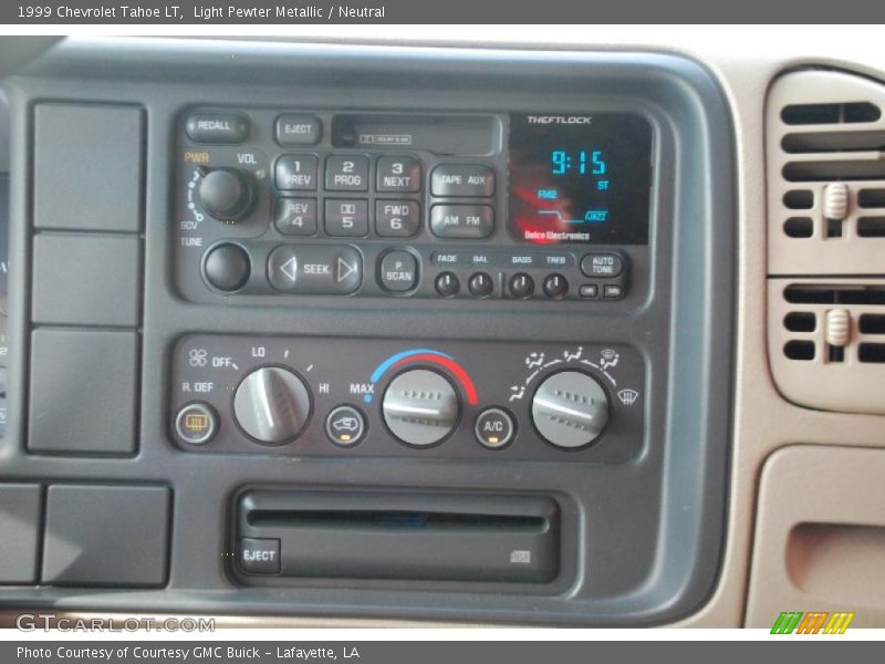 Controls of 1999 Tahoe LT
