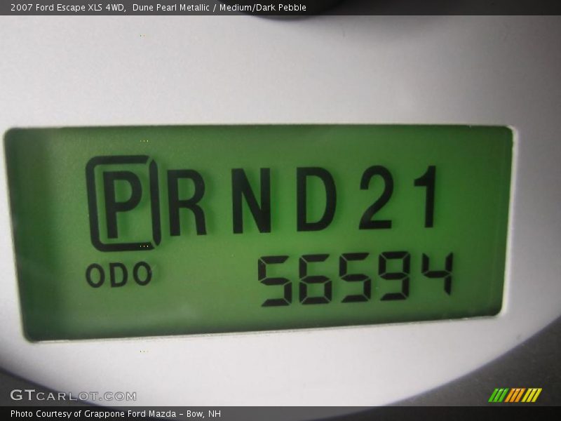 Dune Pearl Metallic / Medium/Dark Pebble 2007 Ford Escape XLS 4WD