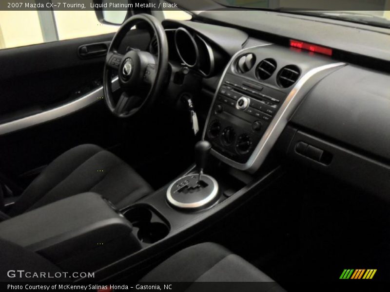 Liquid Platinum Metallic / Black 2007 Mazda CX-7 Touring