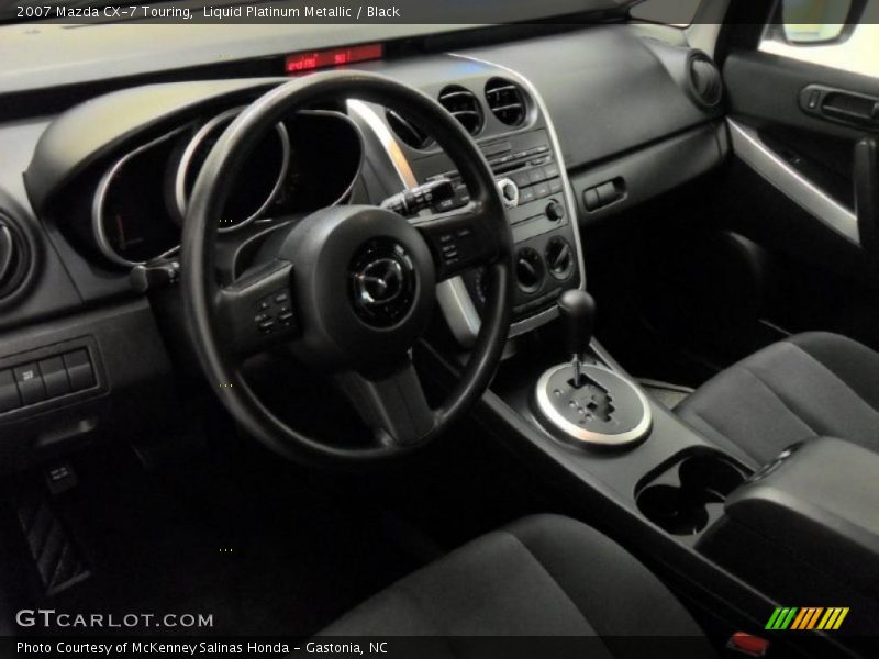 Liquid Platinum Metallic / Black 2007 Mazda CX-7 Touring