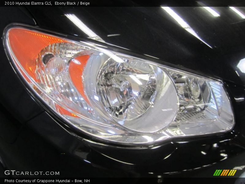 Ebony Black / Beige 2010 Hyundai Elantra GLS