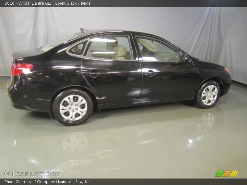 Ebony Black / Beige 2010 Hyundai Elantra GLS