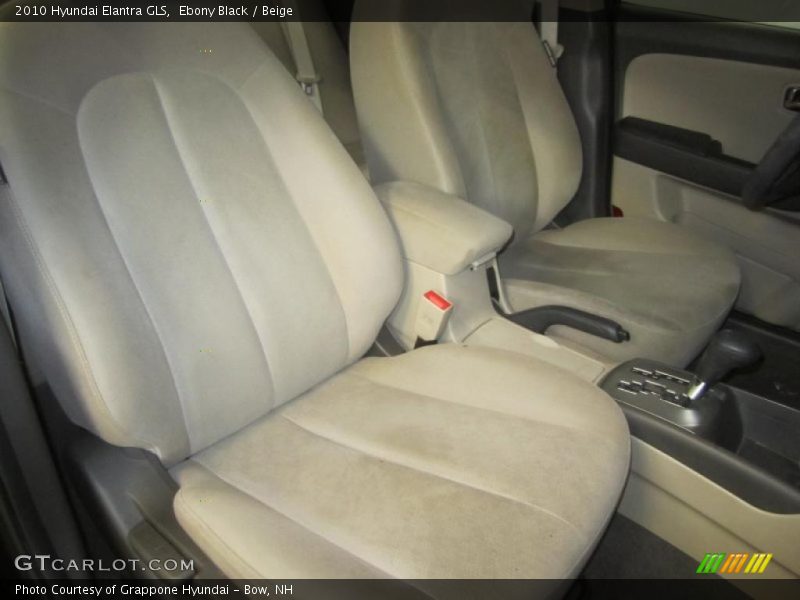 Ebony Black / Beige 2010 Hyundai Elantra GLS