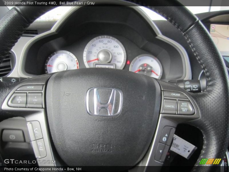 Bali Blue Pearl / Gray 2009 Honda Pilot Touring 4WD
