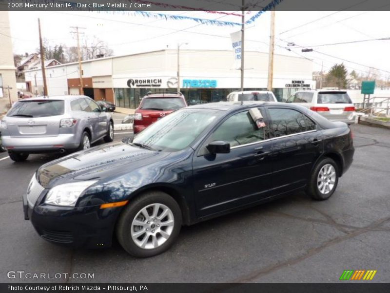 Dark Blue Metallic / Camel 2008 Mercury Milan I4