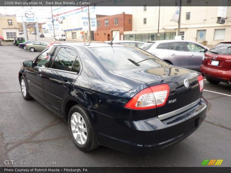 Dark Blue Metallic / Camel 2008 Mercury Milan I4