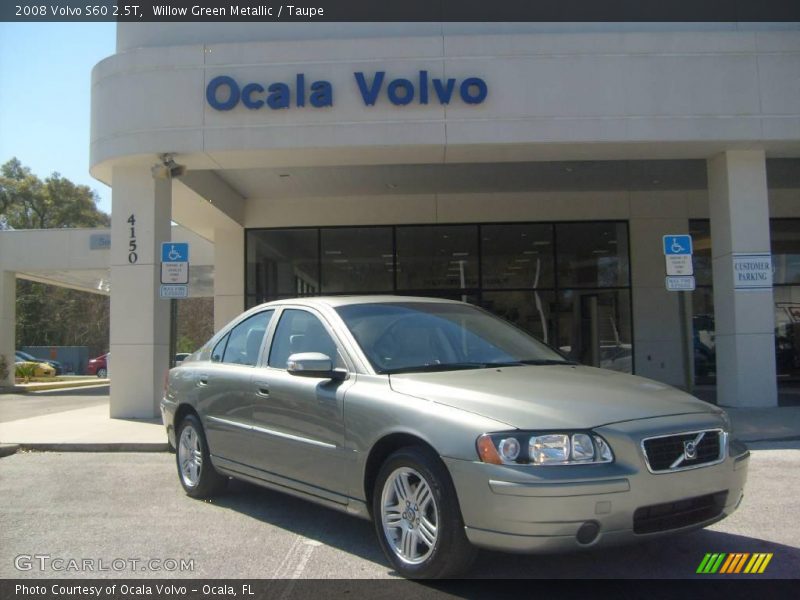 Willow Green Metallic / Taupe 2008 Volvo S60 2.5T