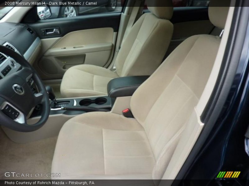 Dark Blue Metallic / Camel 2008 Mercury Milan I4