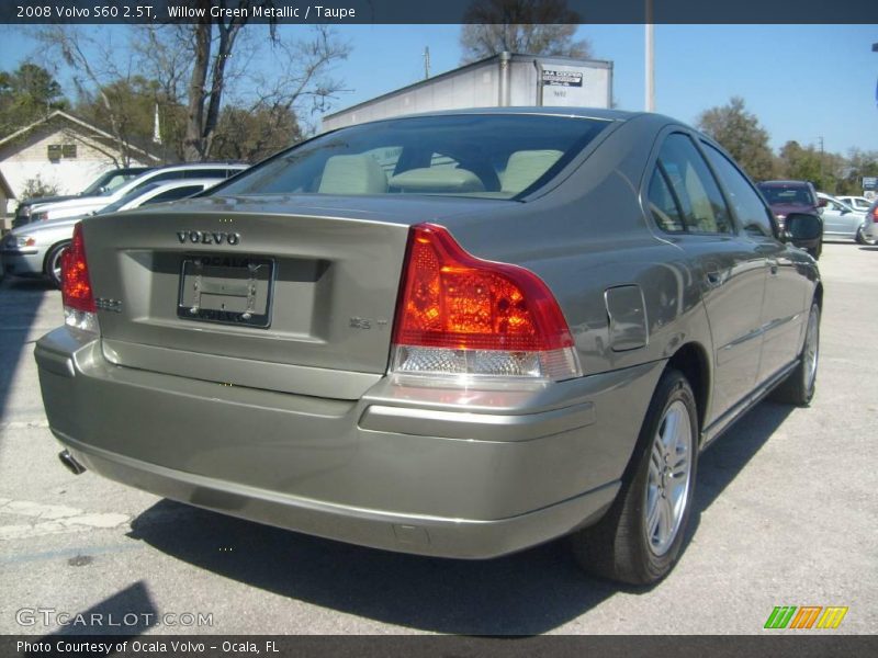 Willow Green Metallic / Taupe 2008 Volvo S60 2.5T