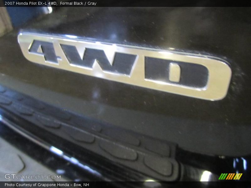 Formal Black / Gray 2007 Honda Pilot EX-L 4WD