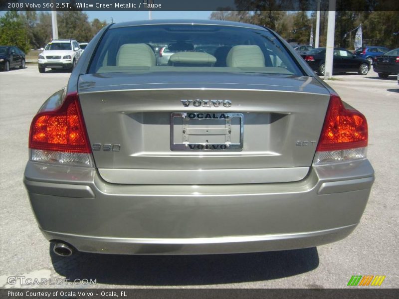 Willow Green Metallic / Taupe 2008 Volvo S60 2.5T