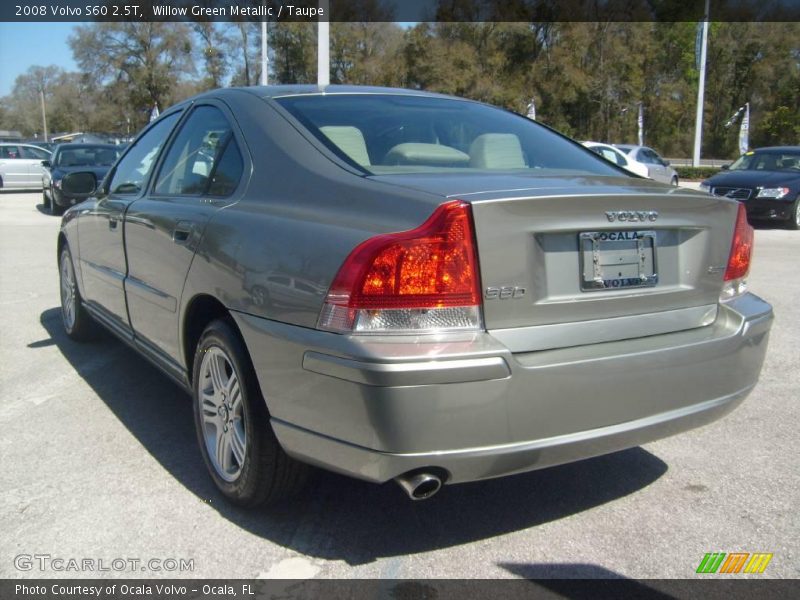 Willow Green Metallic / Taupe 2008 Volvo S60 2.5T