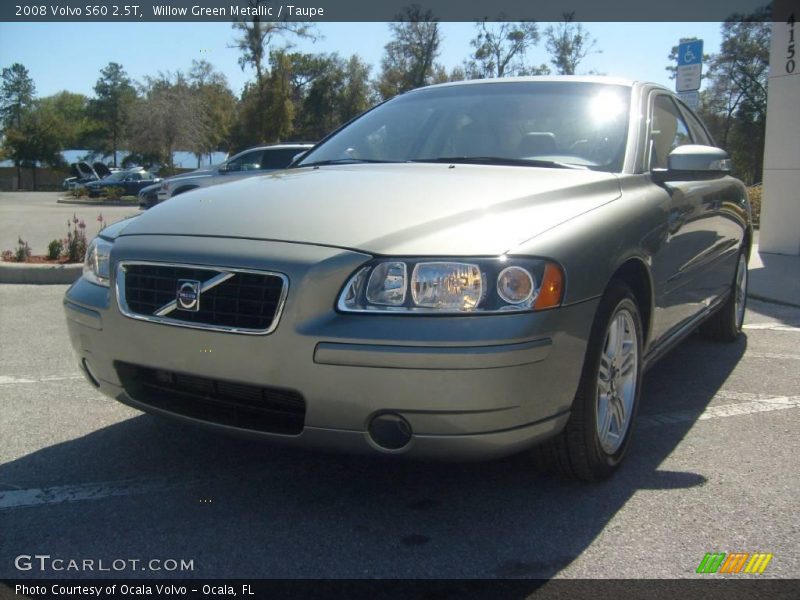 Willow Green Metallic / Taupe 2008 Volvo S60 2.5T