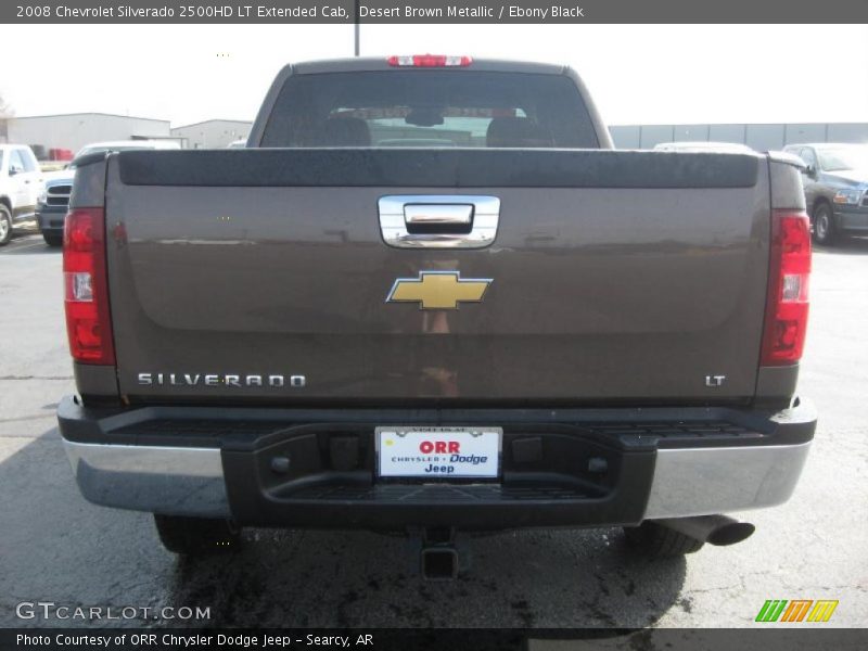 Desert Brown Metallic / Ebony Black 2008 Chevrolet Silverado 2500HD LT Extended Cab