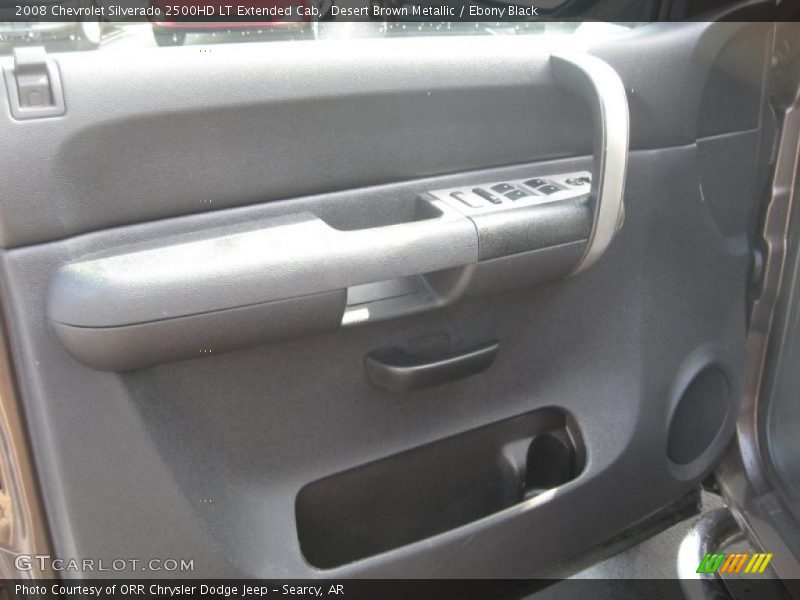 Desert Brown Metallic / Ebony Black 2008 Chevrolet Silverado 2500HD LT Extended Cab