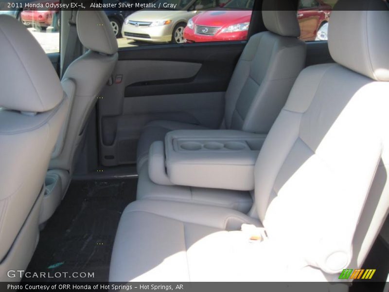  2011 Odyssey EX-L Gray Interior