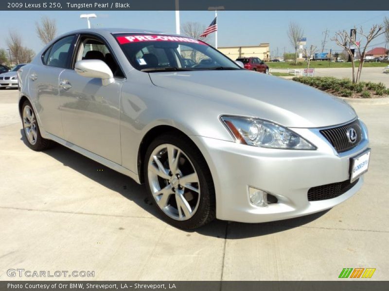 Tungsten Pearl / Black 2009 Lexus IS 250