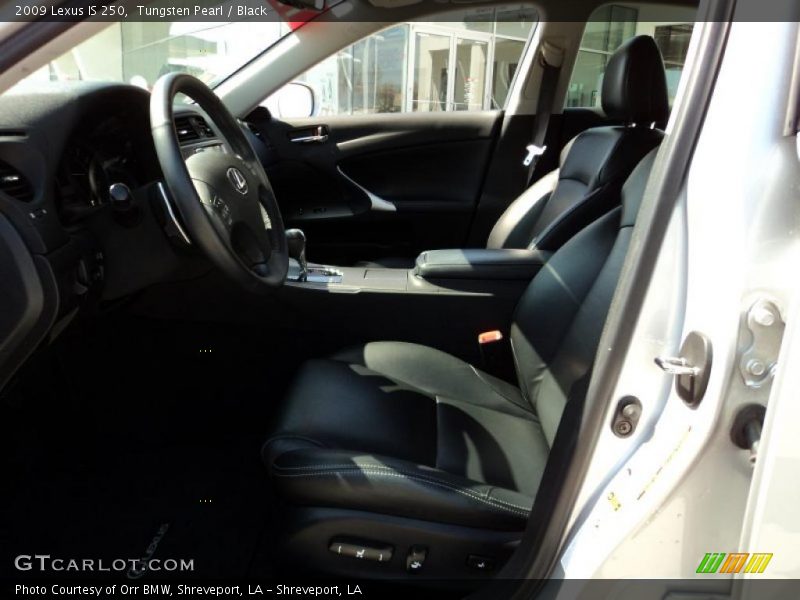 Tungsten Pearl / Black 2009 Lexus IS 250