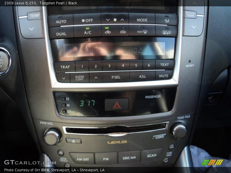 Tungsten Pearl / Black 2009 Lexus IS 250