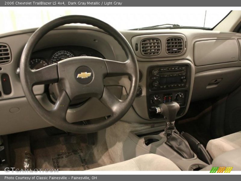 Dark Gray Metallic / Light Gray 2006 Chevrolet TrailBlazer LS 4x4