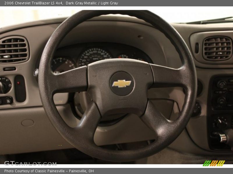 Dark Gray Metallic / Light Gray 2006 Chevrolet TrailBlazer LS 4x4