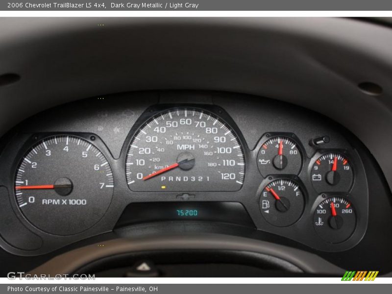 Dark Gray Metallic / Light Gray 2006 Chevrolet TrailBlazer LS 4x4