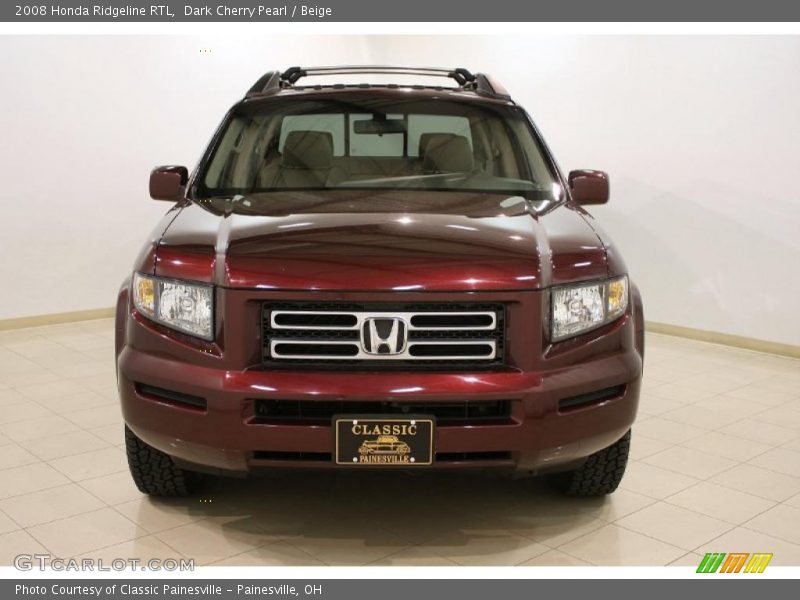 Dark Cherry Pearl / Beige 2008 Honda Ridgeline RTL