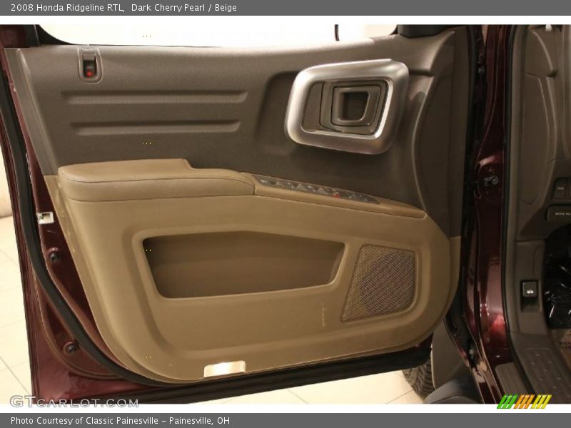 Dark Cherry Pearl / Beige 2008 Honda Ridgeline RTL