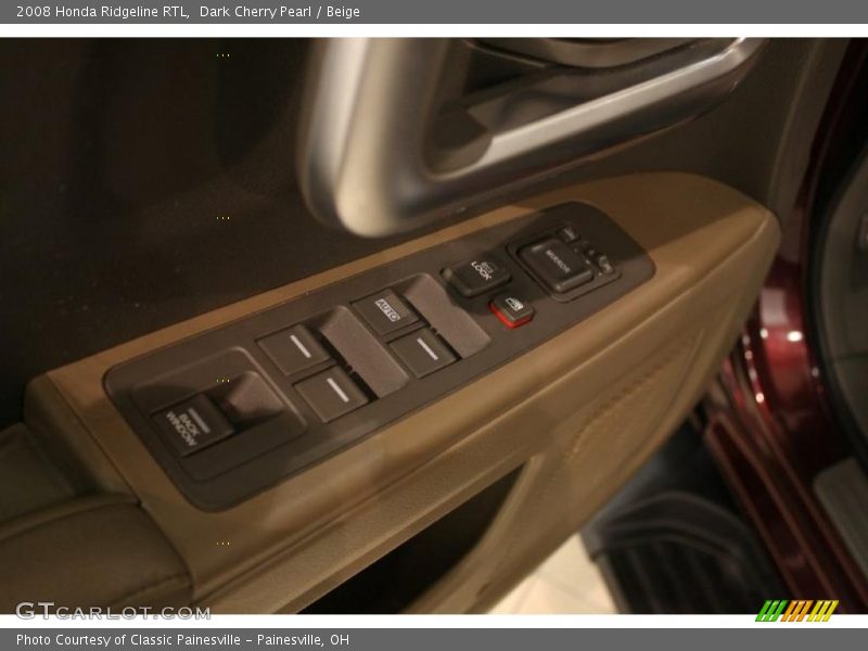 Dark Cherry Pearl / Beige 2008 Honda Ridgeline RTL