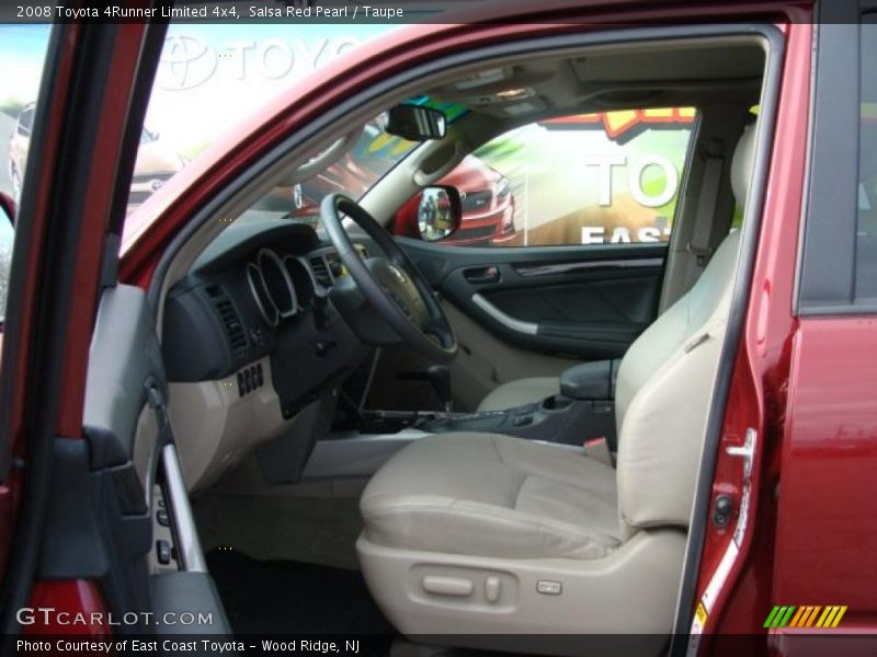 Salsa Red Pearl / Taupe 2008 Toyota 4Runner Limited 4x4