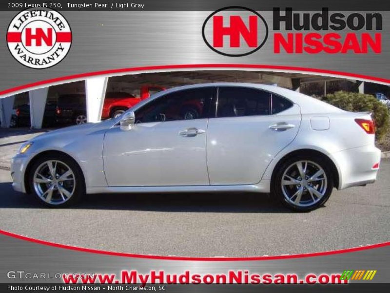 Tungsten Pearl / Light Gray 2009 Lexus IS 250