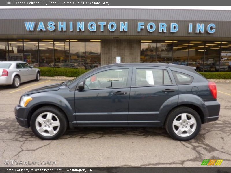 Steel Blue Metallic / Dark Slate Gray 2008 Dodge Caliber SXT