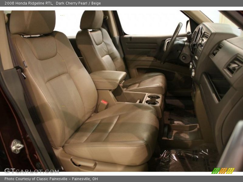 Dark Cherry Pearl / Beige 2008 Honda Ridgeline RTL