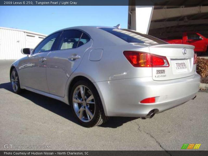 Tungsten Pearl / Light Gray 2009 Lexus IS 250