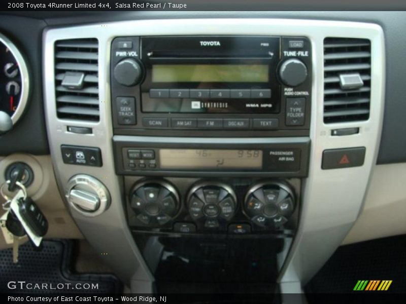 Salsa Red Pearl / Taupe 2008 Toyota 4Runner Limited 4x4