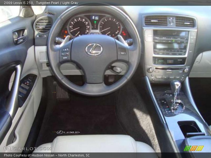 Tungsten Pearl / Light Gray 2009 Lexus IS 250