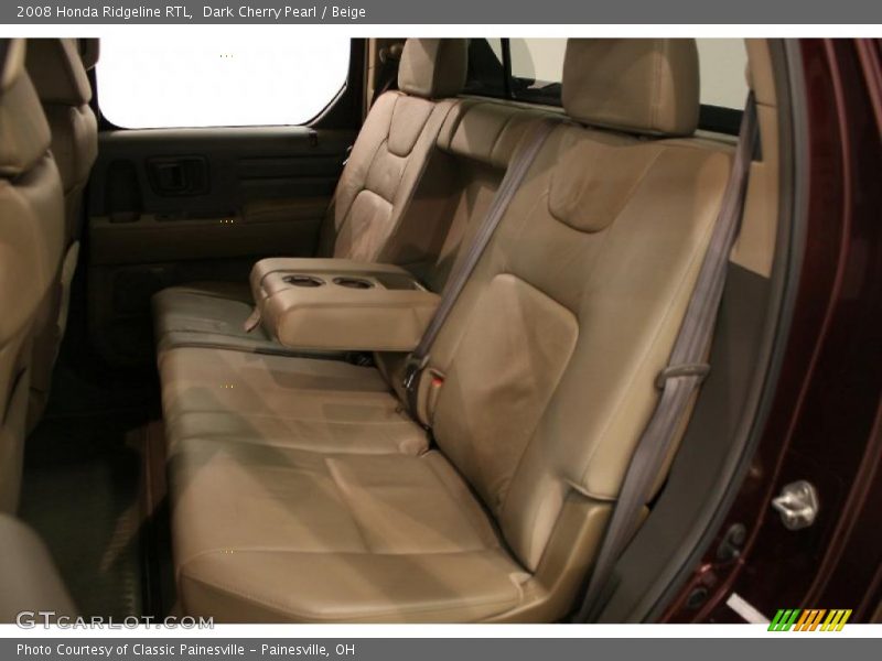Dark Cherry Pearl / Beige 2008 Honda Ridgeline RTL