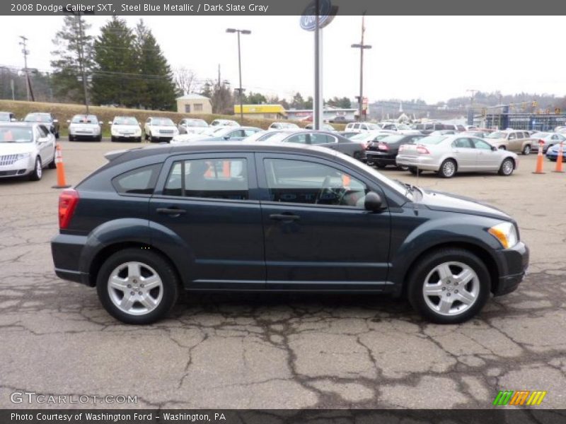 Steel Blue Metallic / Dark Slate Gray 2008 Dodge Caliber SXT