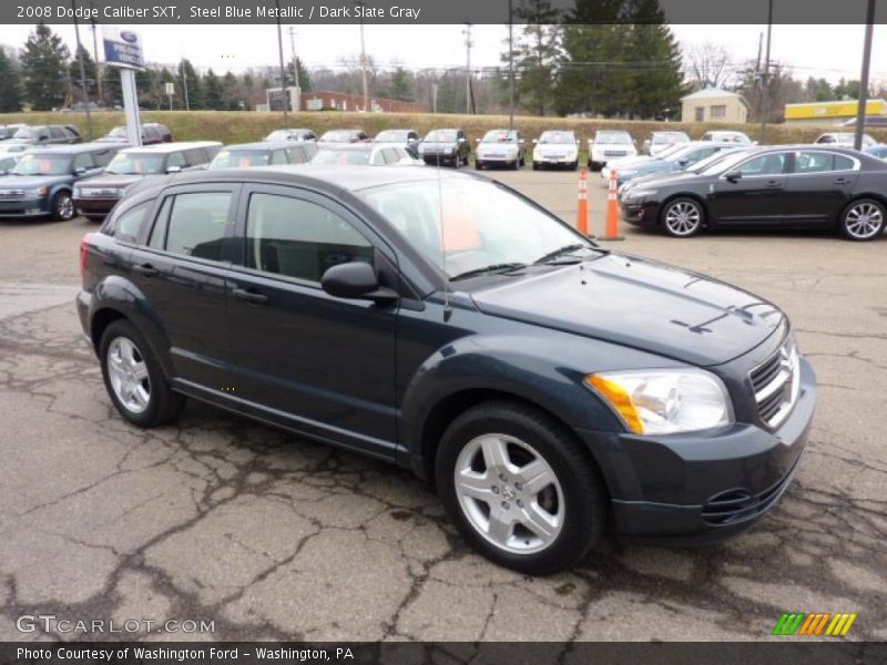Steel Blue Metallic / Dark Slate Gray 2008 Dodge Caliber SXT