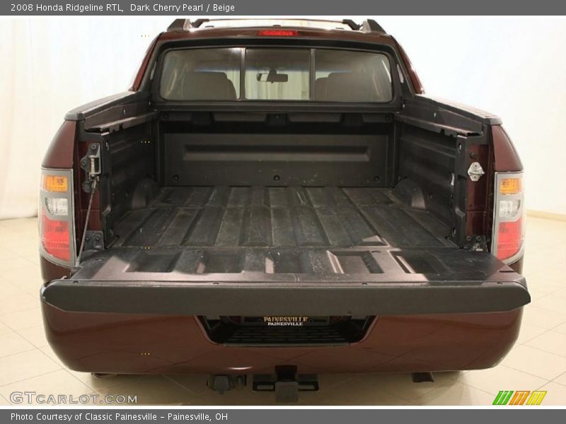 Dark Cherry Pearl / Beige 2008 Honda Ridgeline RTL