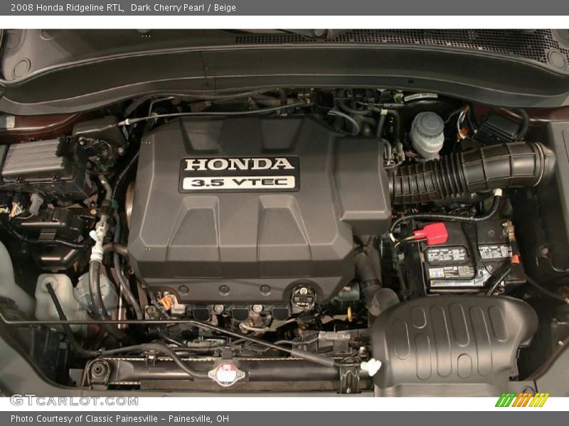 Dark Cherry Pearl / Beige 2008 Honda Ridgeline RTL