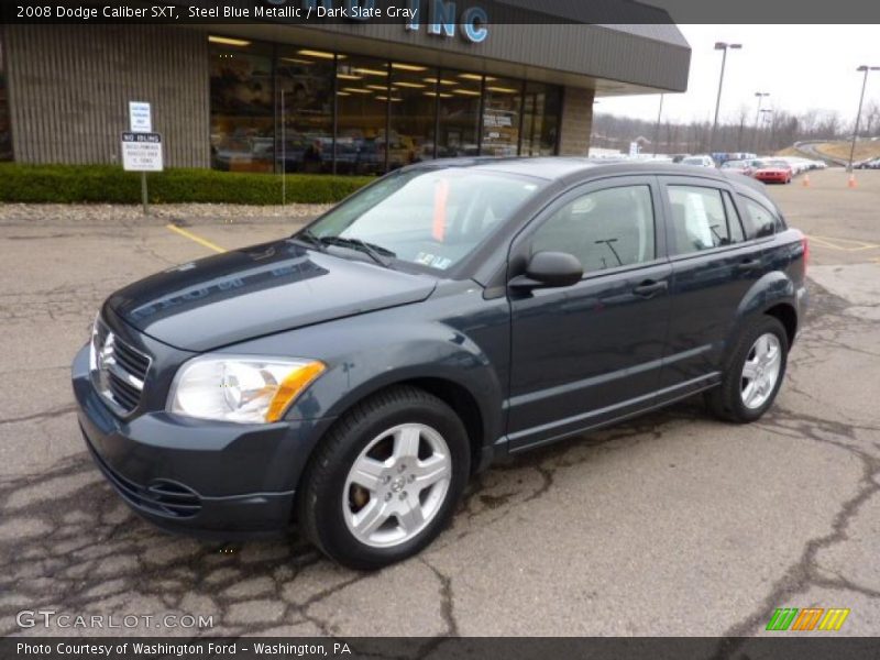Steel Blue Metallic / Dark Slate Gray 2008 Dodge Caliber SXT