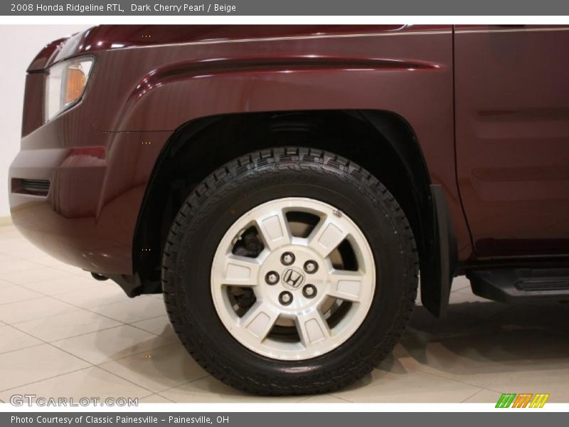 Dark Cherry Pearl / Beige 2008 Honda Ridgeline RTL