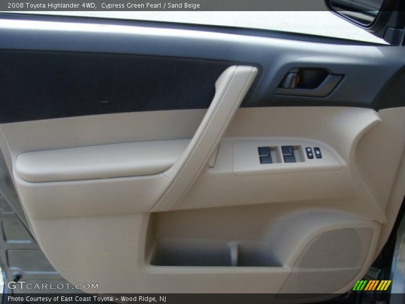 Cypress Green Pearl / Sand Beige 2008 Toyota Highlander 4WD