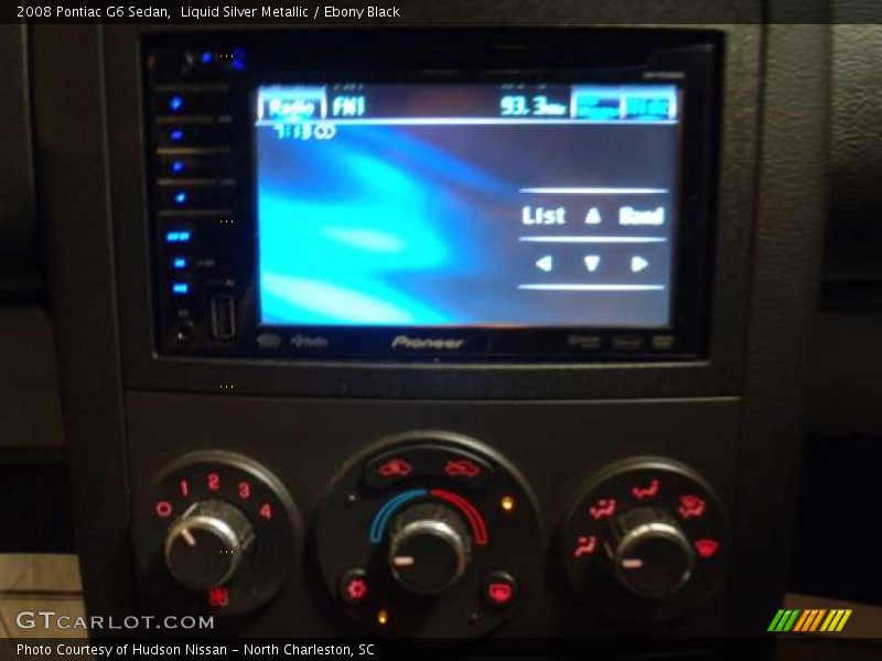 Liquid Silver Metallic / Ebony Black 2008 Pontiac G6 Sedan